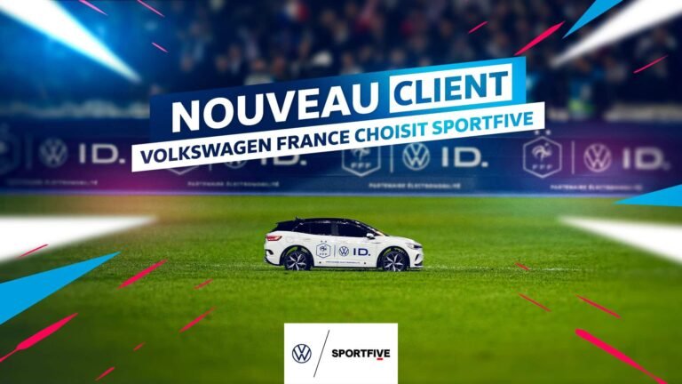 Sportfive soutient la stratégie d’activation de Volkswagen France avec la FFF jusqu’en 2026